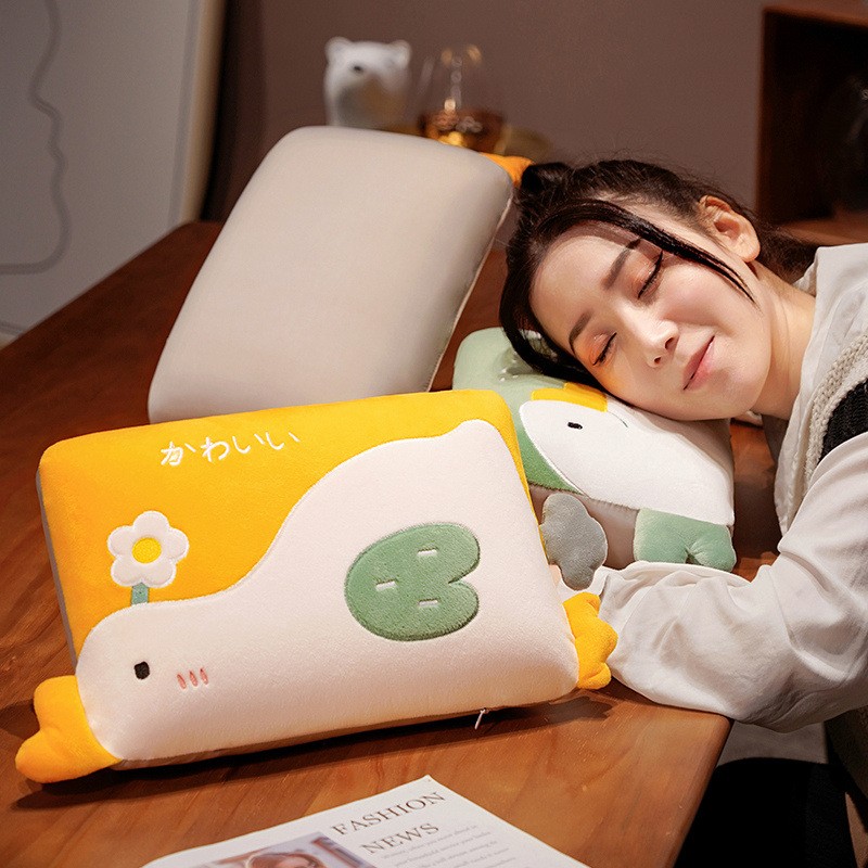 你睡了嗎 辦公室 午睡 神器 上班族 學生 專用 可愛 毛絨 趴枕 枕頭 玩偶 靠墊 午睡