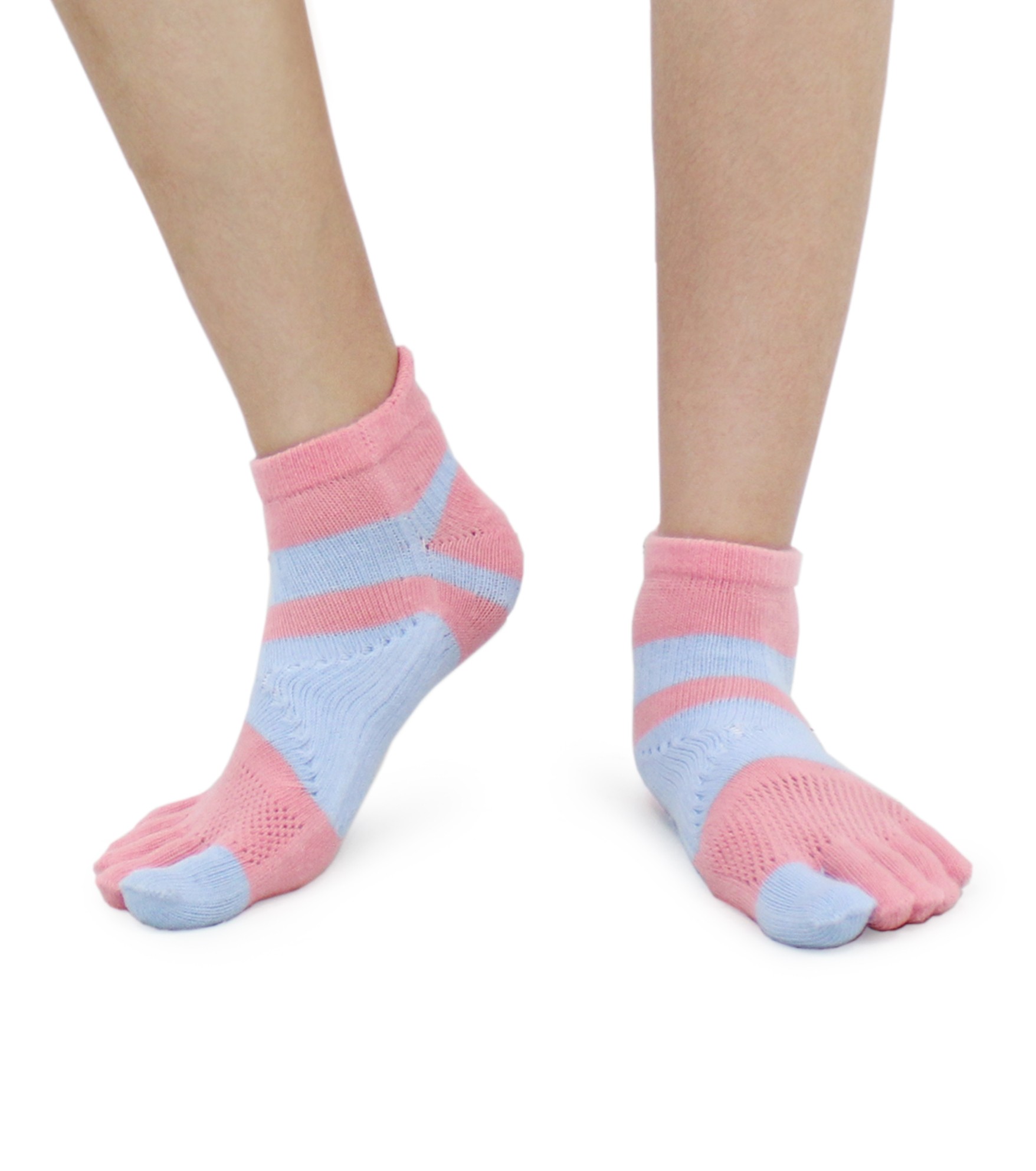 足弓 防臭 保護腳部 五指襪 亮麗彩色 女生尺寸 嫩粉Arch, Deodorant, Foot Protection,  Five-finger Socks, Bright Color, Girl' size, Comfortable, Excellent material