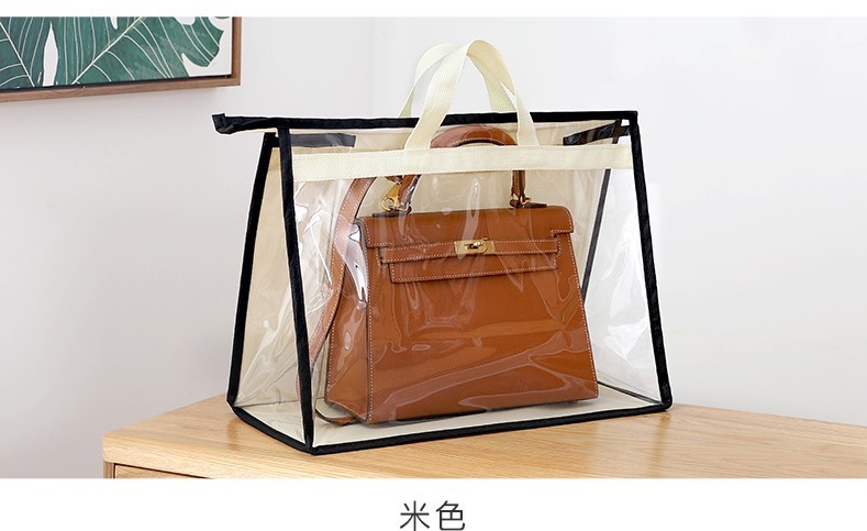 透明包包 防塵袋 儲物袋 Transparent Bag, Dust Bag, Storage Bag, Simple, Stylish, Vertical bag to increase practicality, Life Helper, Durable