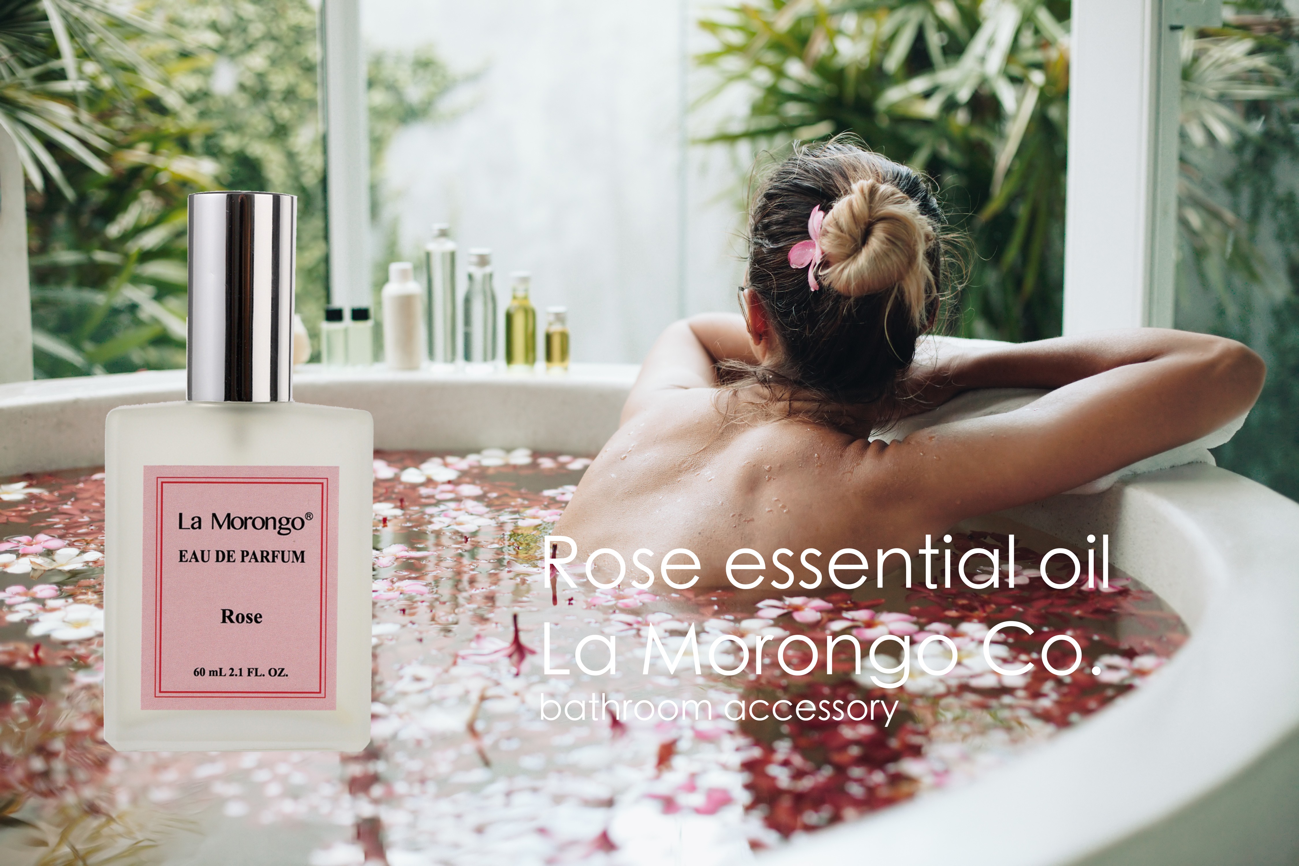 (法國樂木美品) Rose Perfume 玫瑰經典香水噴霧 沐浴精油噴霧 60mL Essential oil,Relax, Natural, Gental smell,For Shower