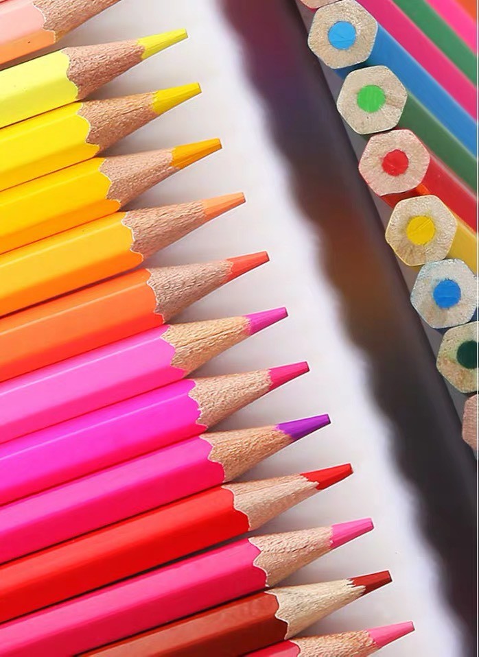 彩色鉛筆 水溶性彩鉛 畫筆 彩筆 專業畫畫 套装 手繪 成人 初學者 學生用 兒童 繪畫 水性款 美術用具 24色 