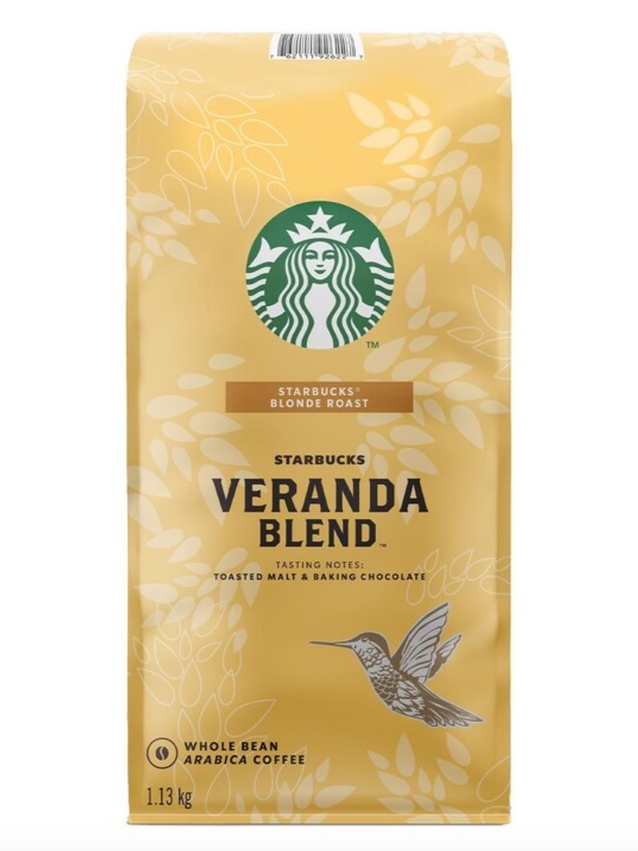 Starbucks Veranda Blend 黃金烘焙綜合咖啡豆 1.13公斤 星巴克 咖啡豆 Starbucks Veranda Blend Whole Bean Coffee 1.13kg