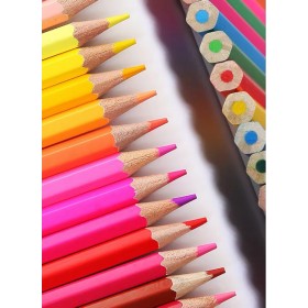 彩色鉛筆 水溶性彩鉛 畫筆 彩筆 專業畫畫 套装 手繪 成人 初學者 學生用 兒童 繪畫 水性款 美術用具 48色 