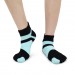 足弓 防臭 保護腳部 五指襪 亮麗彩色 女生尺寸 藍黑Arch, Deodorant, Foot Protection,  Five-finger Socks, Bright Color, Girl' size, Comfortable, Excellent material